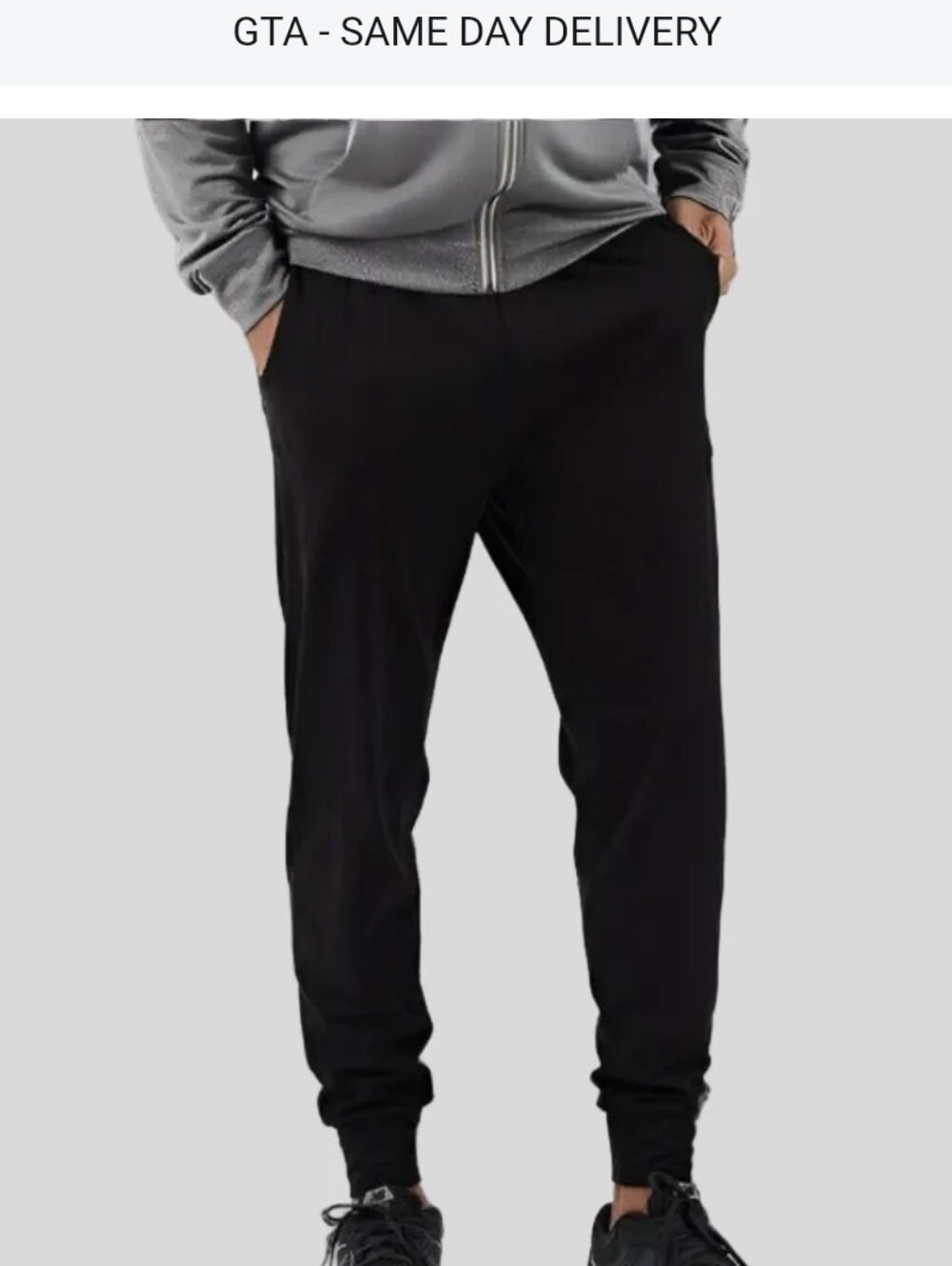 Vouri Men's Black Sundsy Performance Jogger Sz.XL